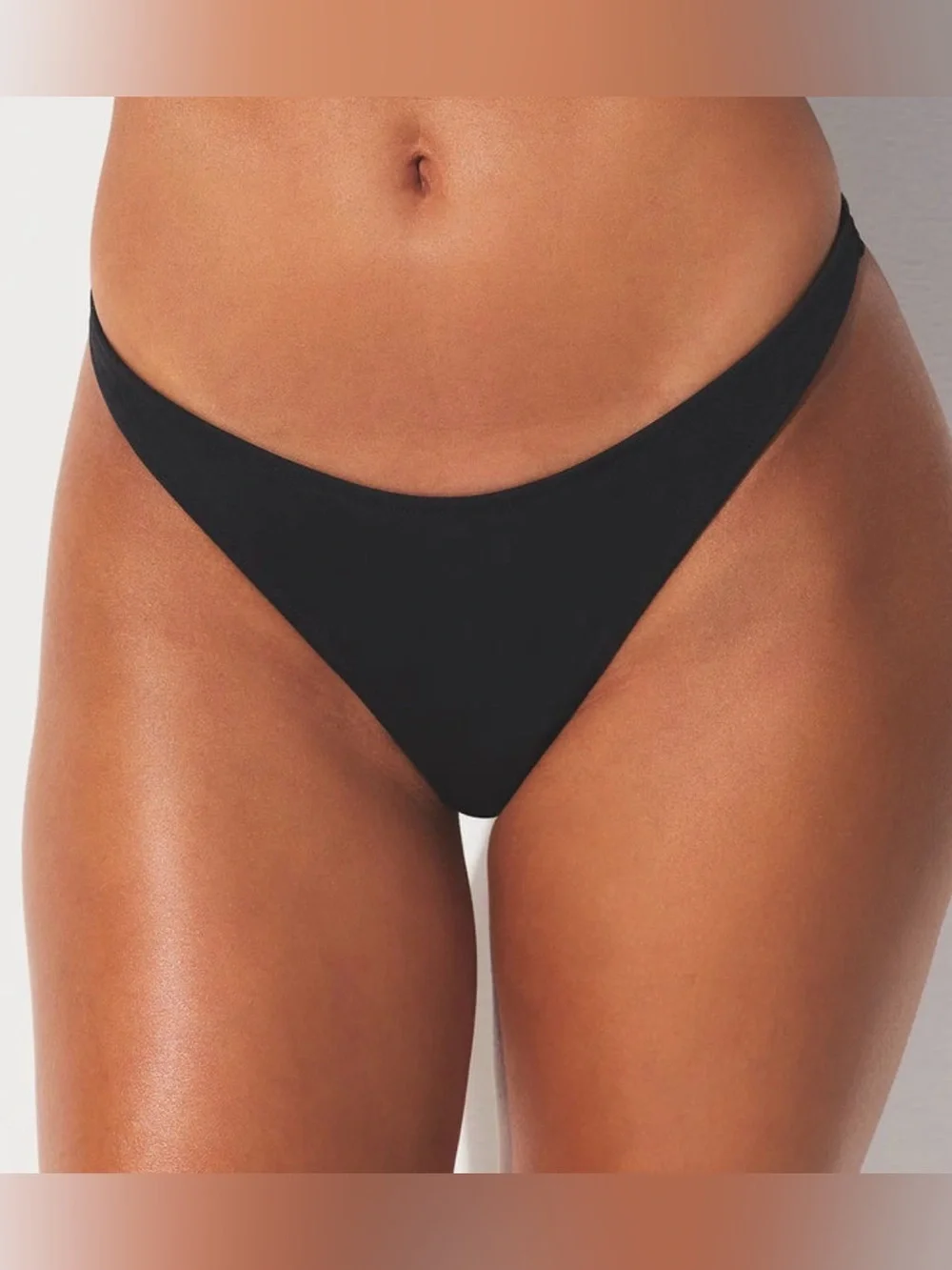 SKIMS Recycled Swim Thong Bikini Bottom | Gunmetal | 2X | NWT 🏷️
